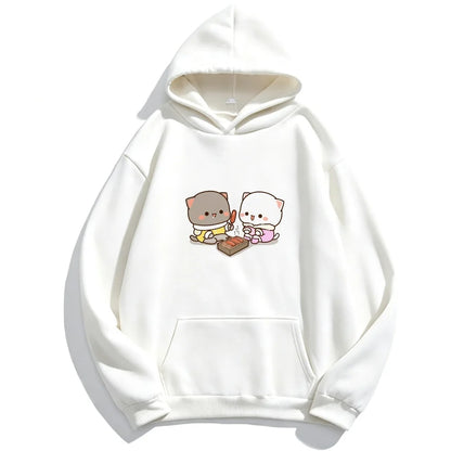 Bubu & Dudu Kawaii Graphic Hoodie