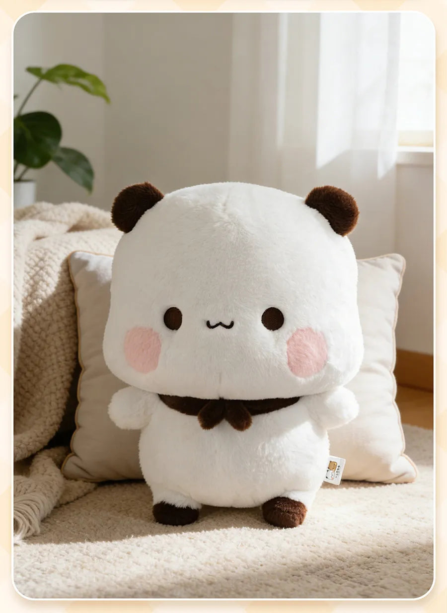 2026 New 35CM Panda Bubu And Yier Plush Toy，Official Original Cute Panda Bubu And Dudu Anime Popular Plush Doll Birthday Gift