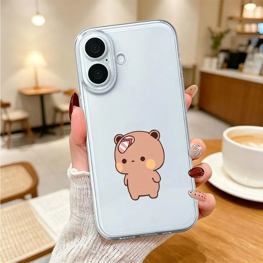 Hot BuBu DuDu Case for iPhone 17 16 Pro Max Air 12 XR 15 Plus 17e 14 11 Pro 13 Mini XS Max Soft Phone Cover