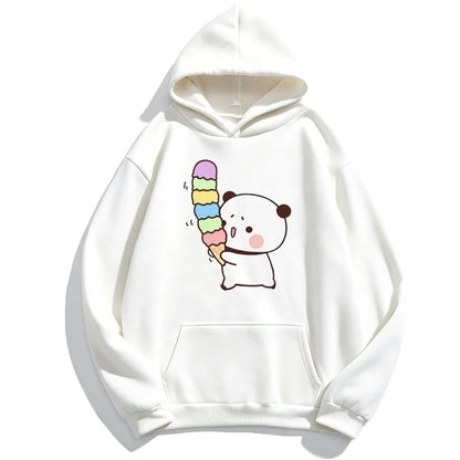 Bubu & Dudu Kawaii Graphic Hoodie