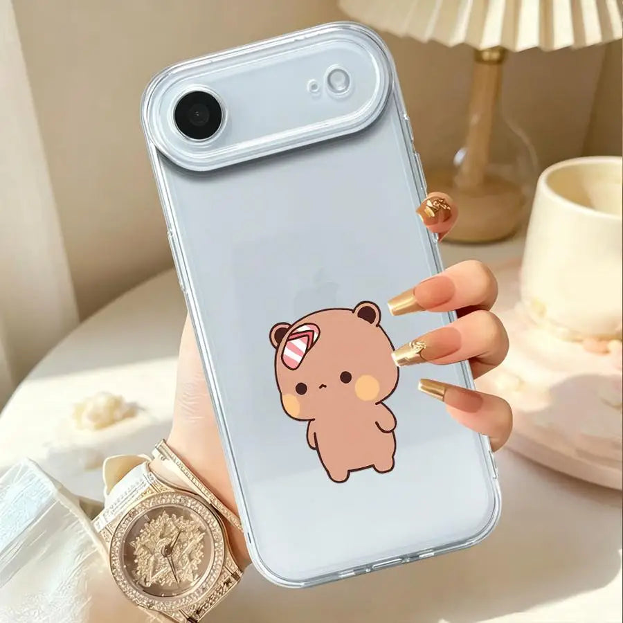 Hot BuBu DuDu Case for iPhone 17 16 Pro Max Air 12 XR 15 Plus 17e 14 11 Pro 13 Mini XS Max Soft Phone Cover