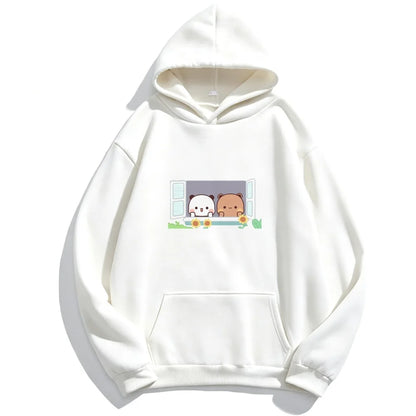 Bubu & Dudu Kawaii Graphic Hoodie
