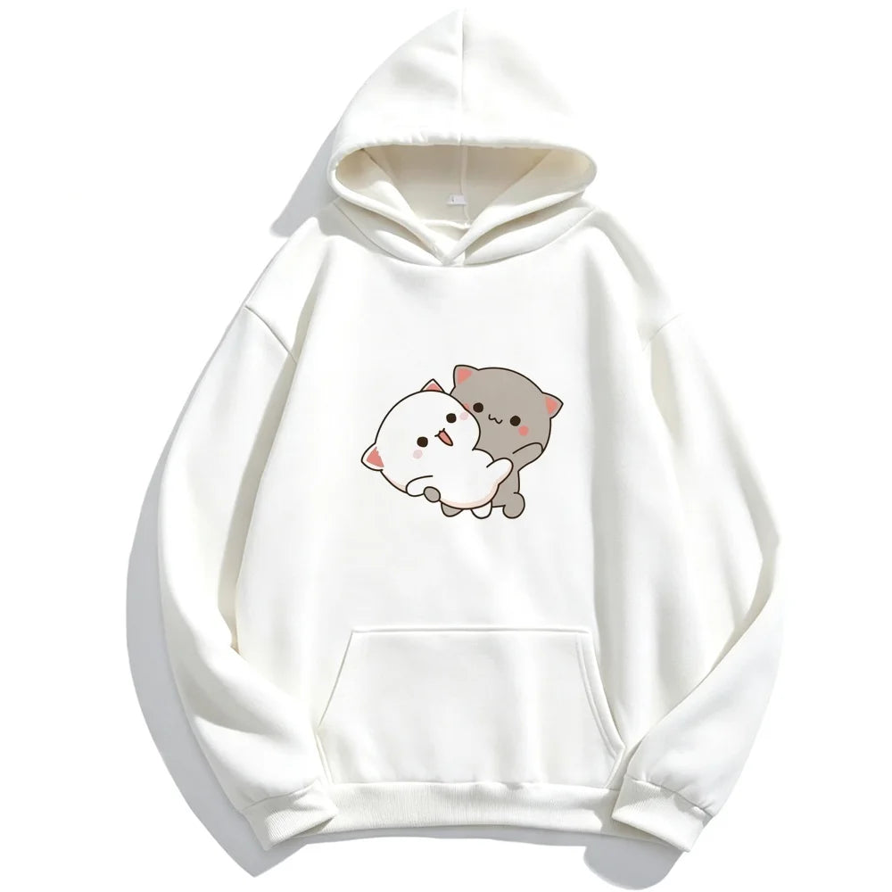 Bubu & Dudu Kawaii Graphic Hoodie