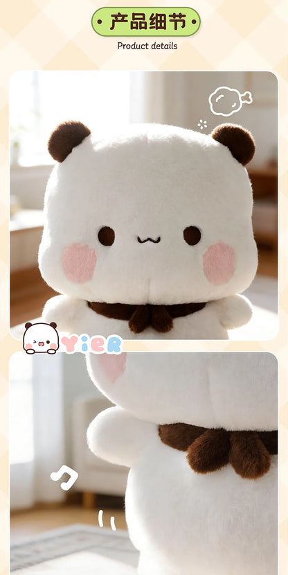 2026 New 35CM Panda Bubu And Yier Plush Toy，Official Original Cute Panda Bubu And Dudu Anime Popular Plush Doll Birthday Gift