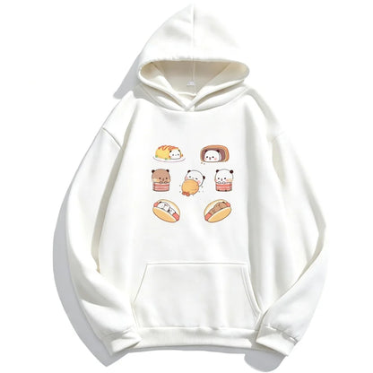 Bubu & Dudu Kawaii Graphic Hoodie